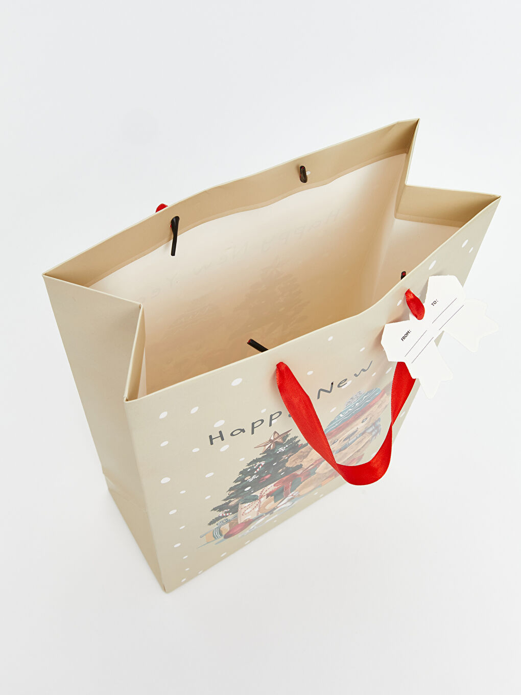 LCW ACCESSORIES Yılbaşı Temalı Hediye Çantası -W4H773Z8-QBC