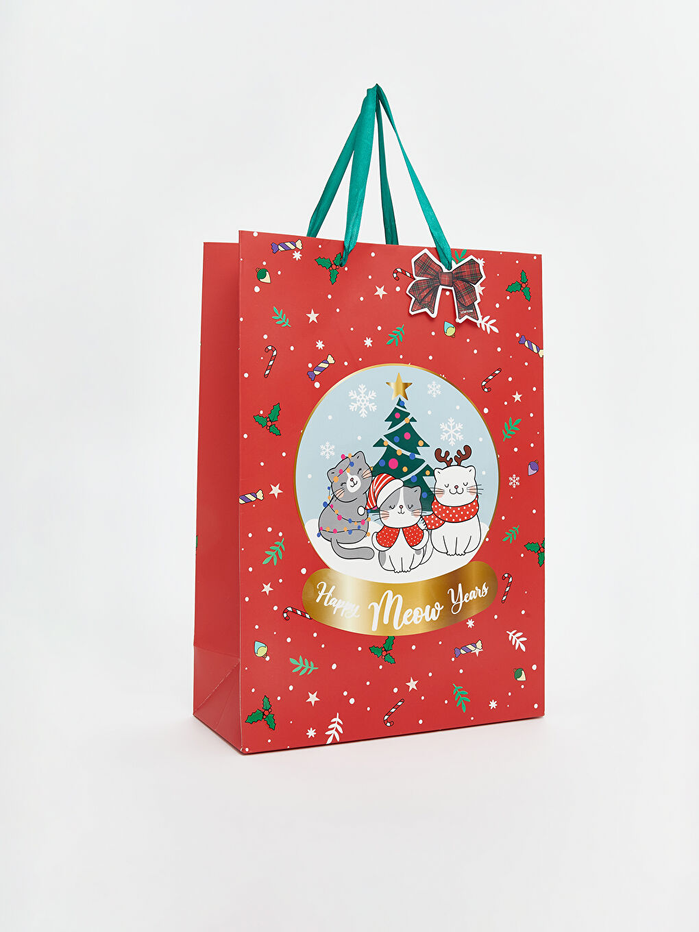 LCW ACCESSORIES Yılbaşı Temalı Hediye Çantası -W4H773Z8-QBC