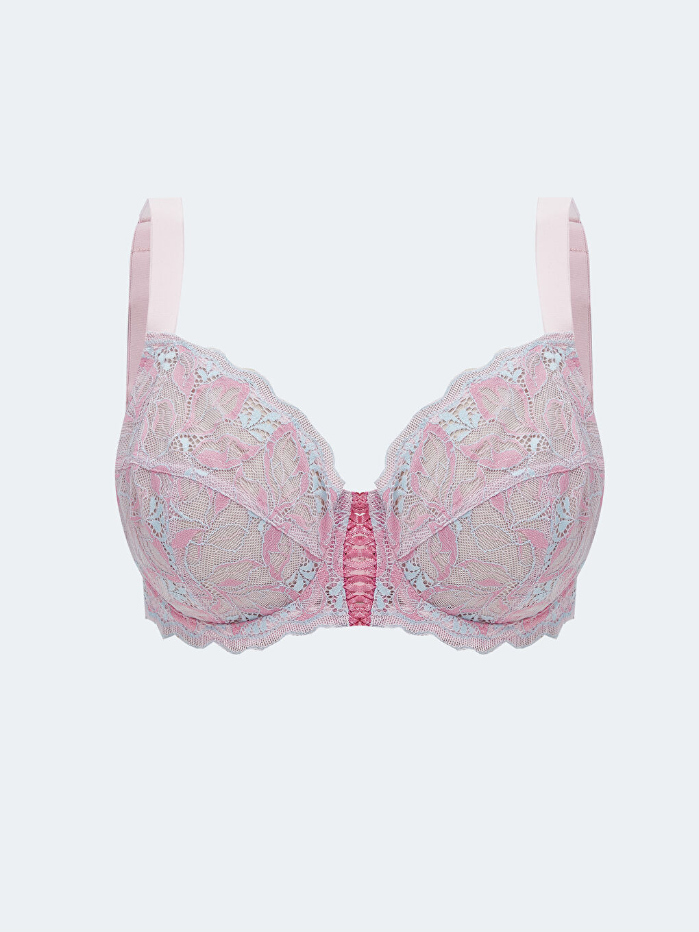 LCW DREAM Wired Non-Padded Lace Minimizer Bra -S50326Z8-FW3