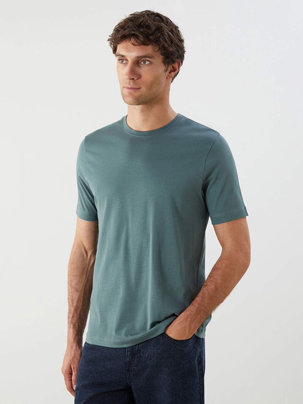 Crew Neck Jersey Men's T-Shirt -S50839Z8-H9D