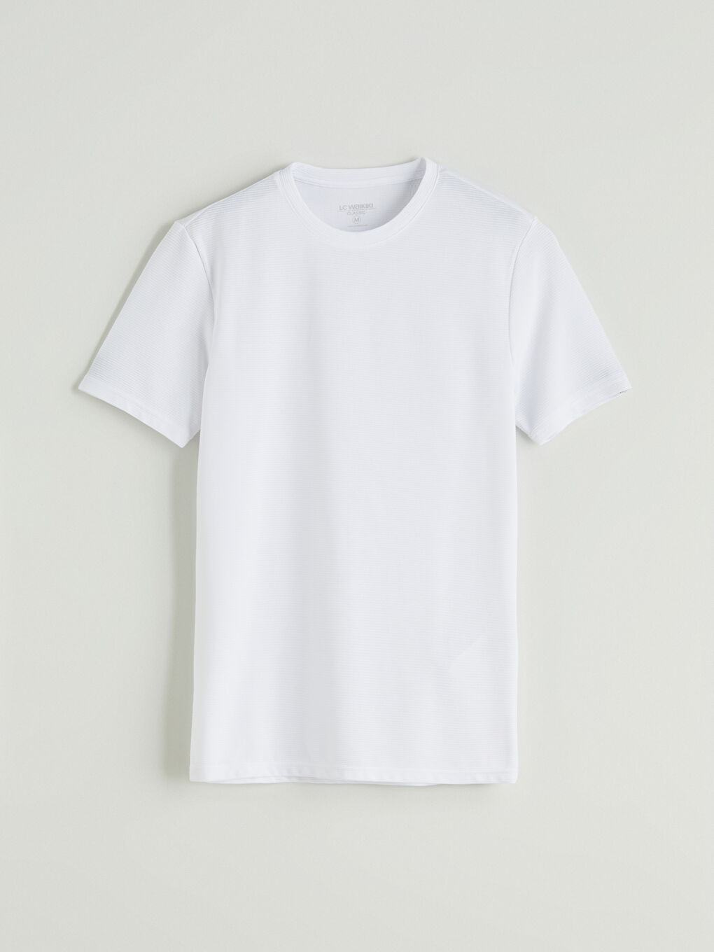 LCWAIKIKI Classic Crew Neck Short Sleeve Men's Textured T-Shirt -S52849Z8-Q6K