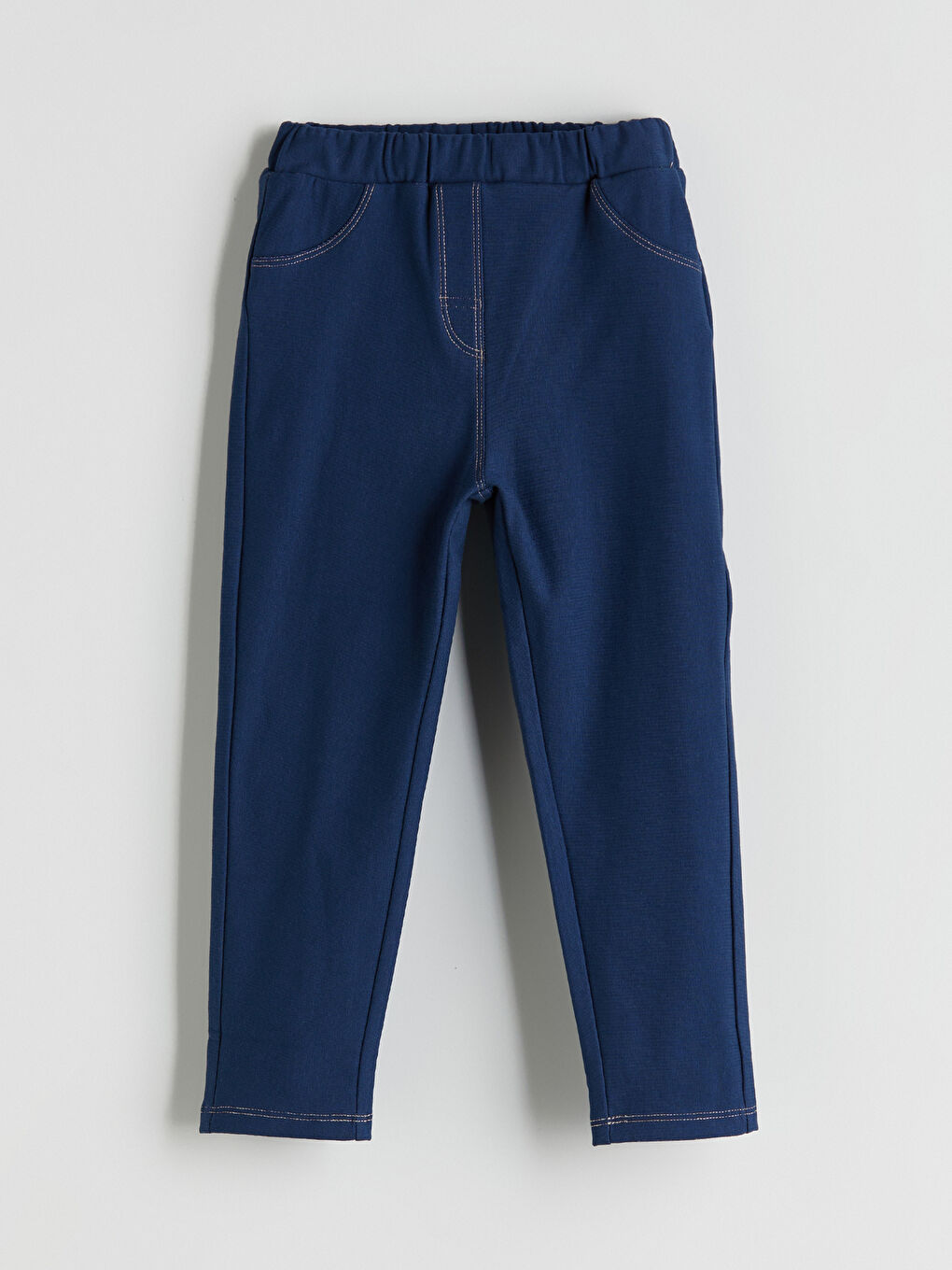 LCW Kids Beli Lastikli Kız Çocuk Tayt Pantolon -S54153Z1-309