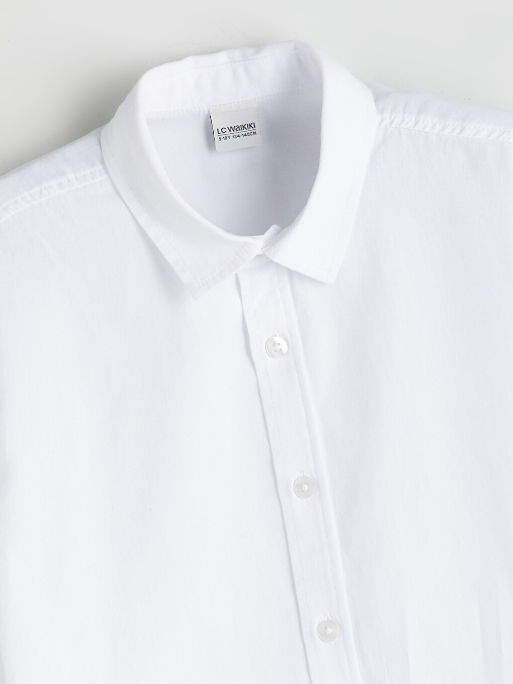 Basic Long Sleeve Boys' Shirt-1