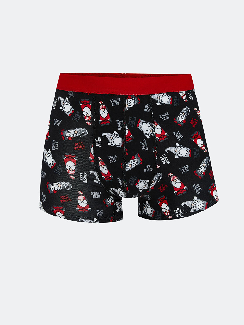 Bordo Standart Kalıp Pamuklu Esnek Erkek Boxer