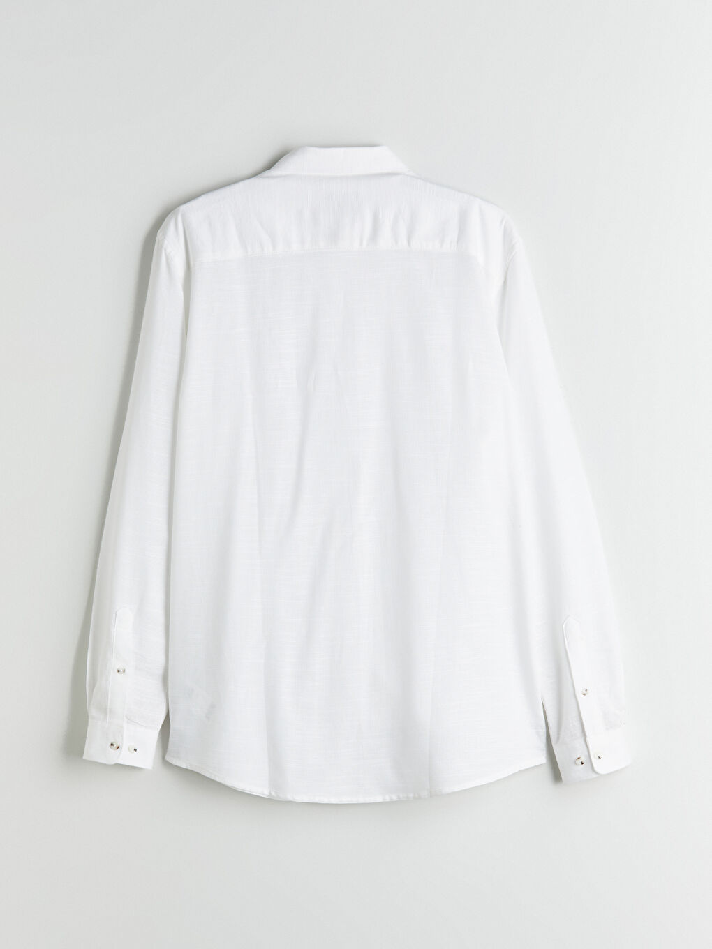 Slim Fit Long Sleeve Dobby Men's Shirt-6