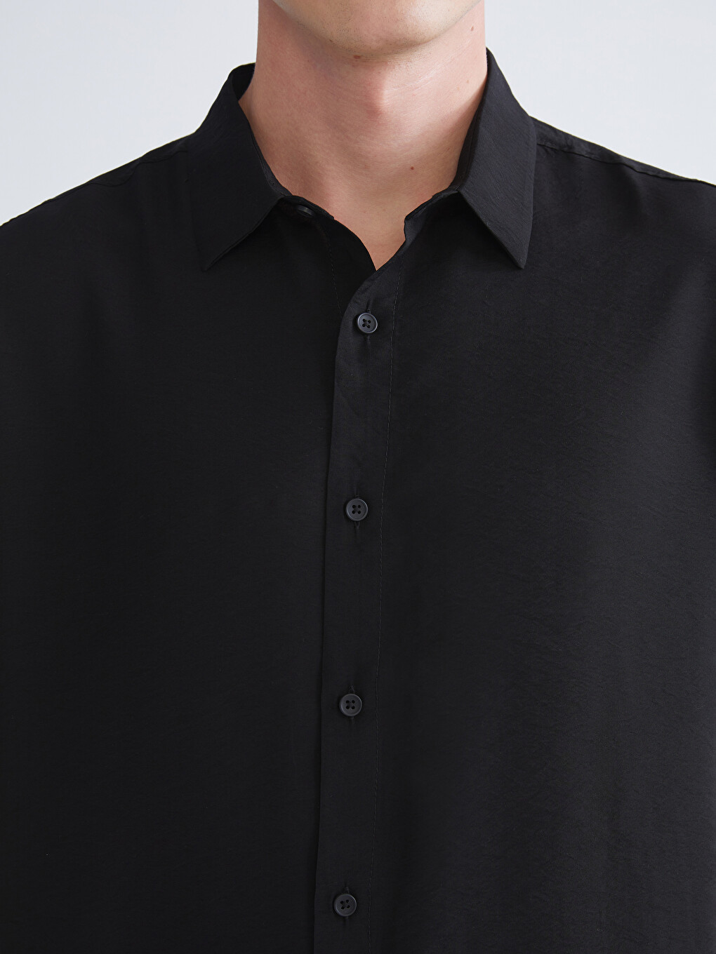 Chemise À Manches Courtes Coupe Régulière Pour Hommes-2