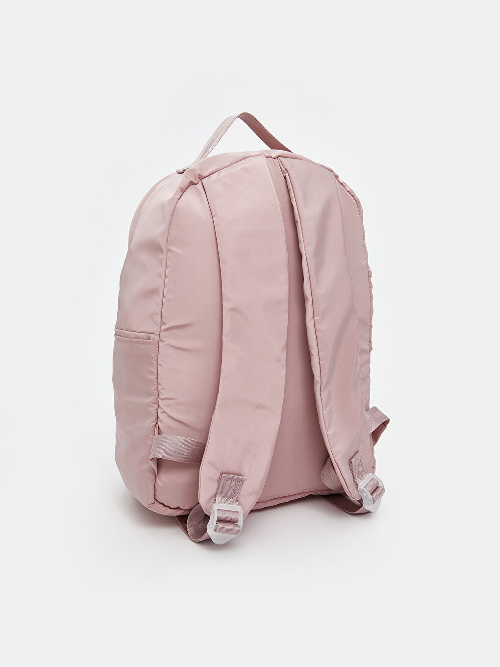 Pembe Çok Bölmeli Kadın Sırt Çantası-1