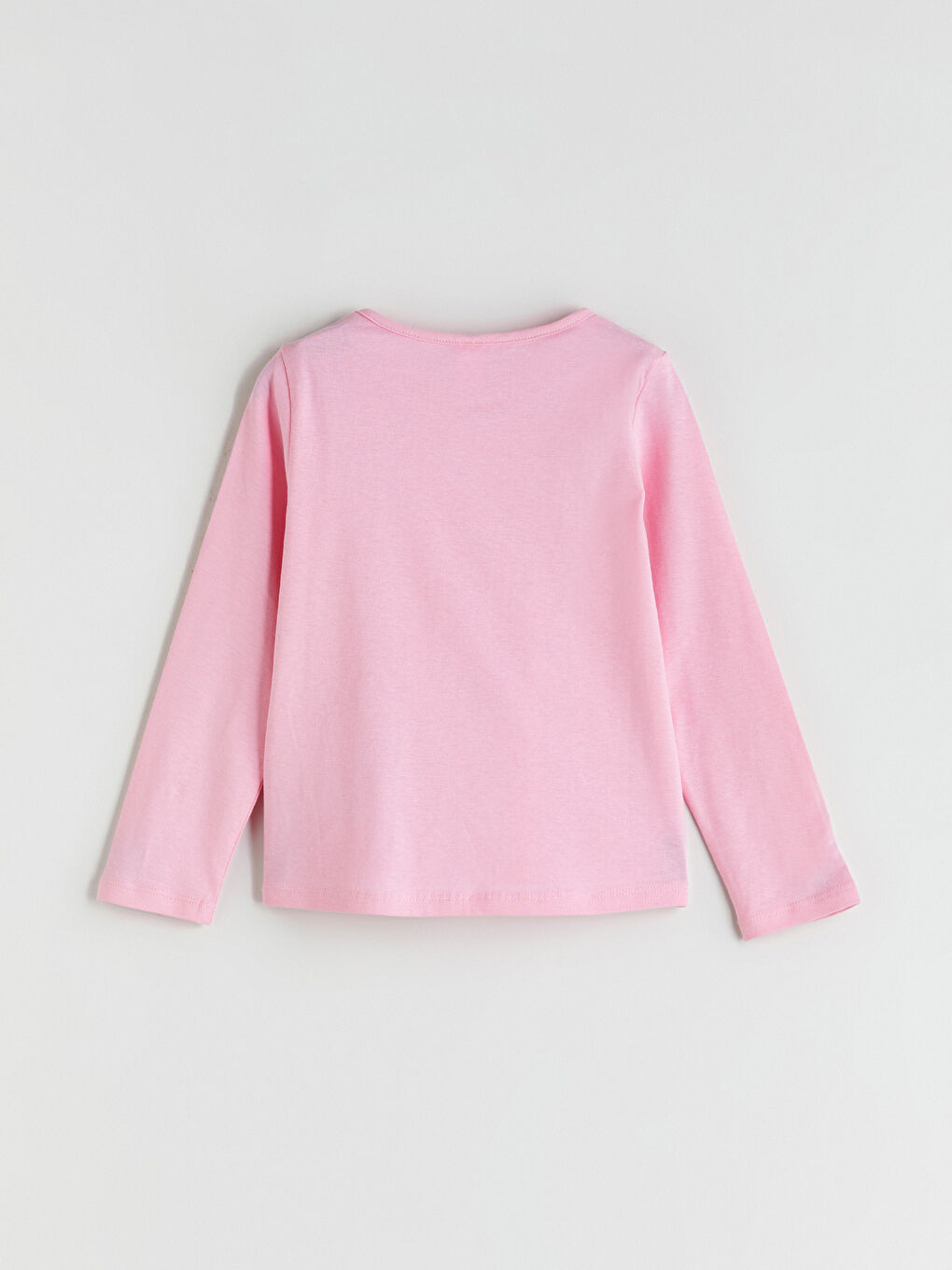 Crew Neck Basic Girls' T-Shirt-2