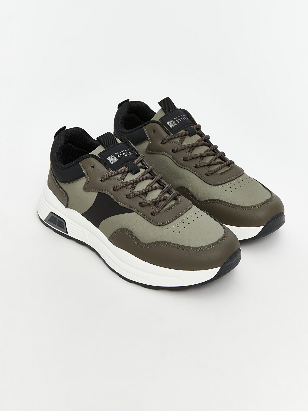 Lace-up Color Block Men's Sneakers