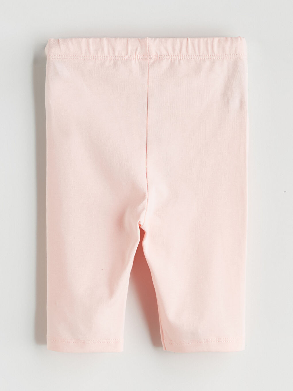 Pembe Beli Lastikli Kız Bebek Tayt-4