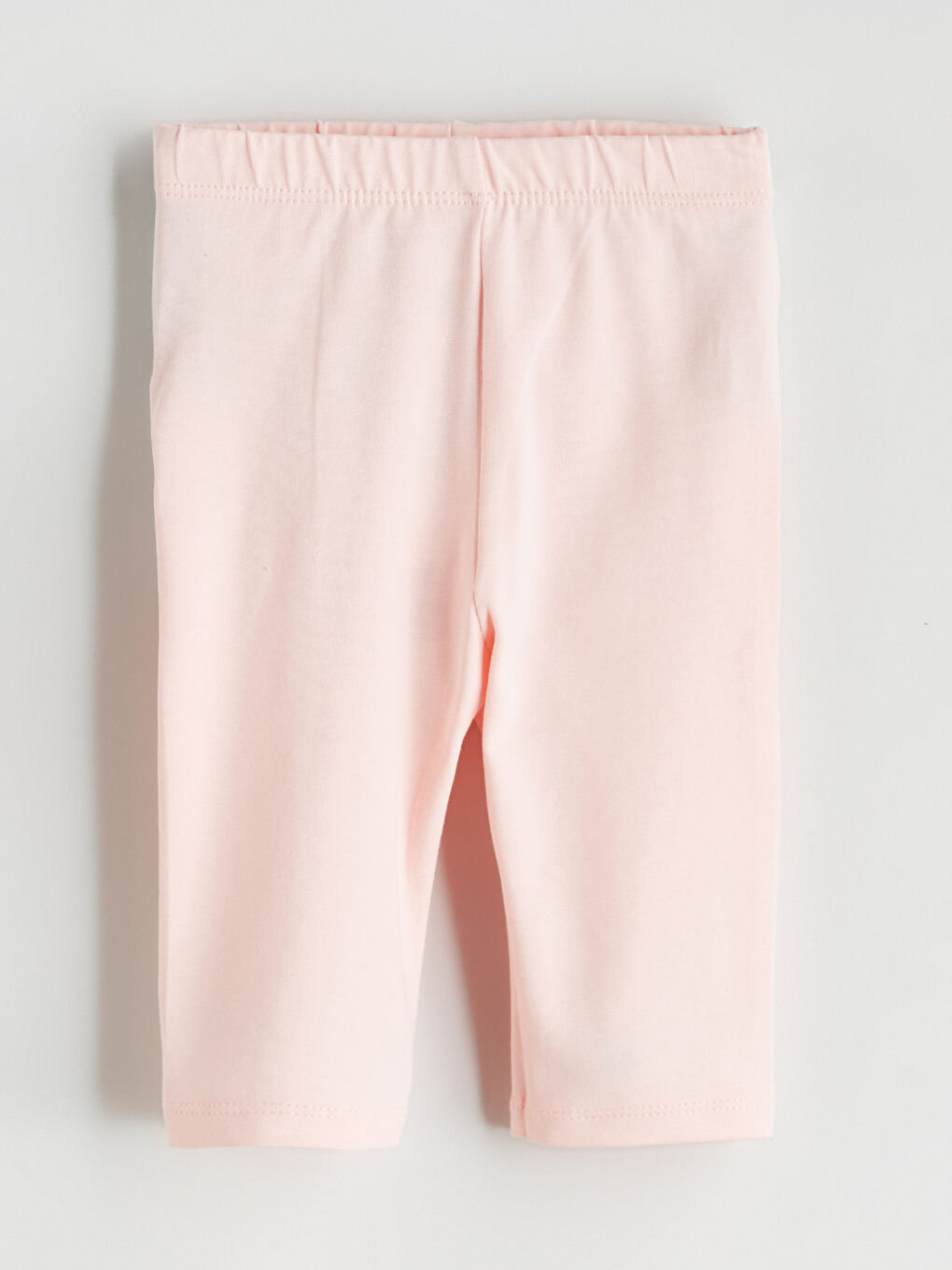 Pembe Beli Lastikli Kız Bebek Tayt-1