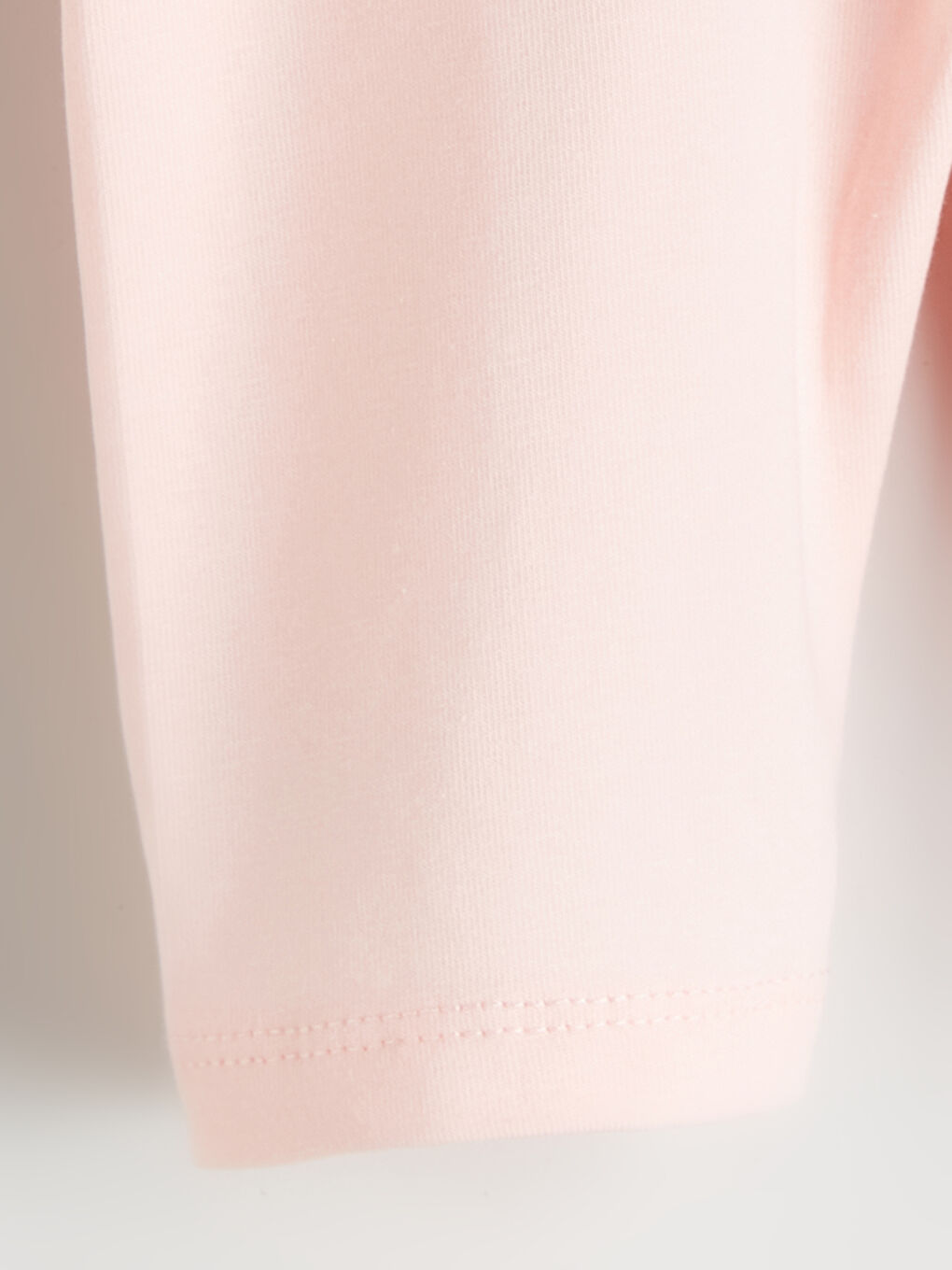 Pembe Beli Lastikli Kız Bebek Tayt-2