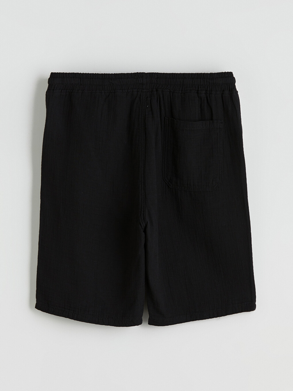 Relaxed Fit Men's Muslin Shorts-5