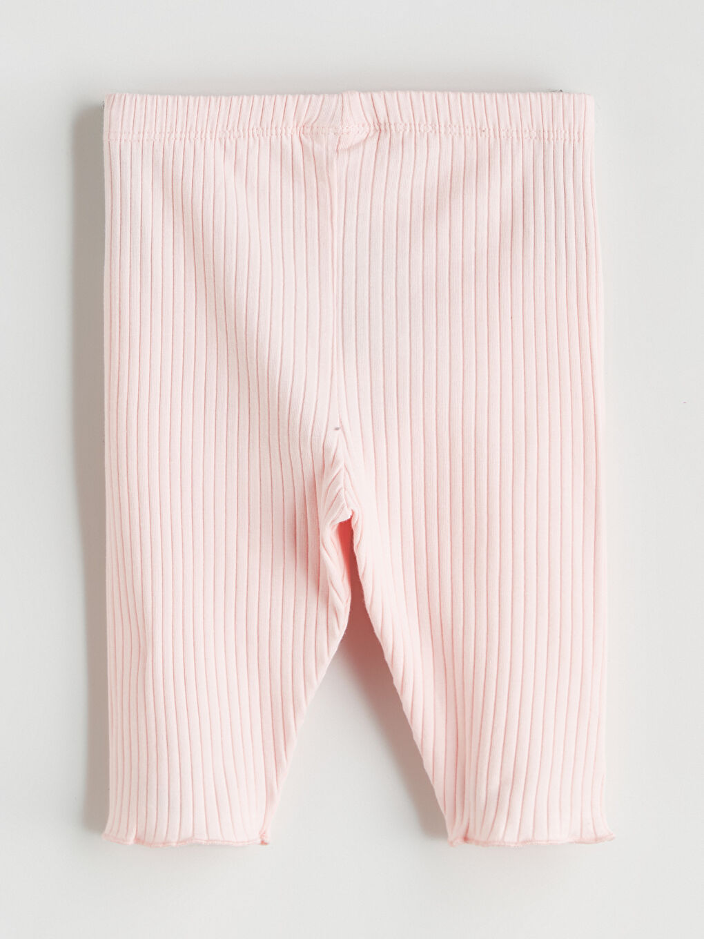 Pembe Beli Lastikli Kız Bebek Şort Tayt-4