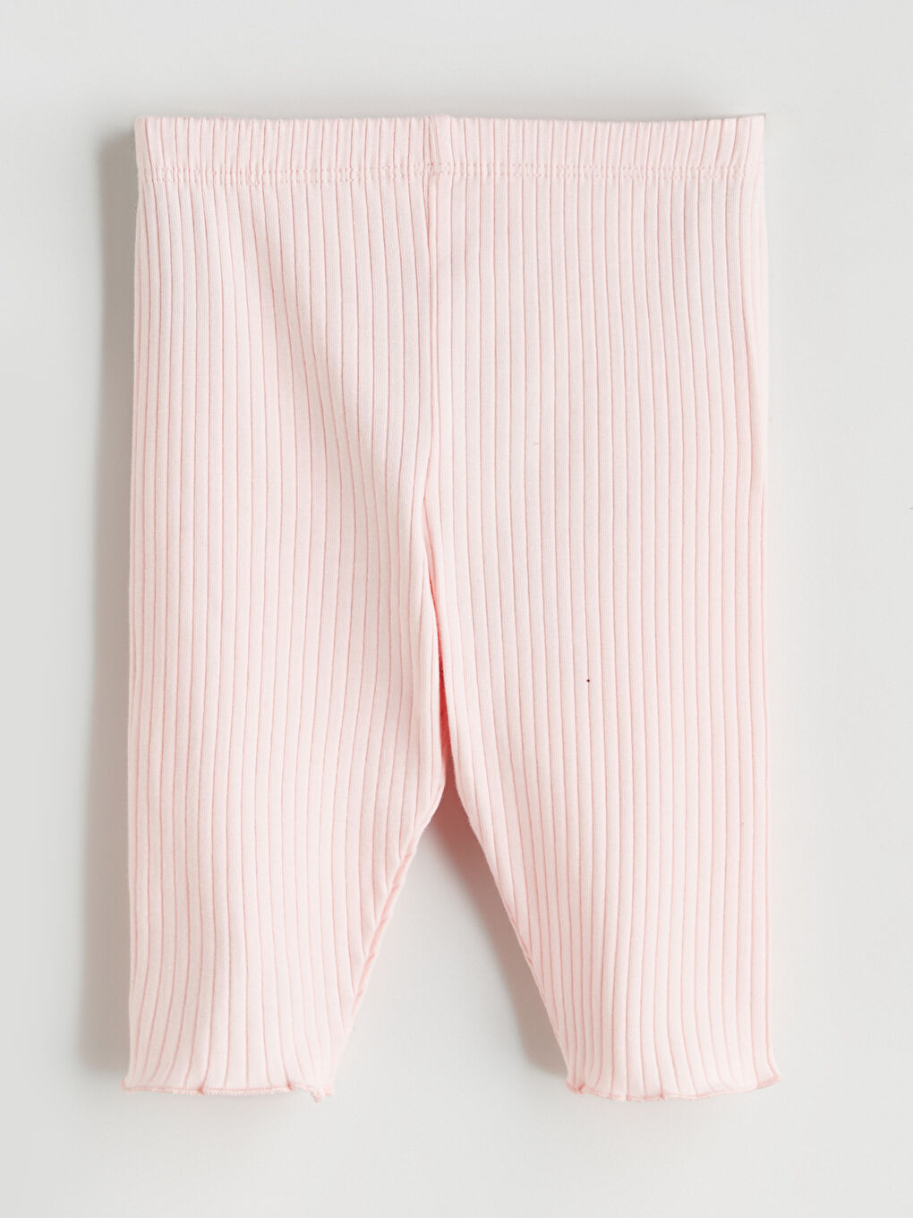 Pembe Beli Lastikli Kız Bebek Şort Tayt-1