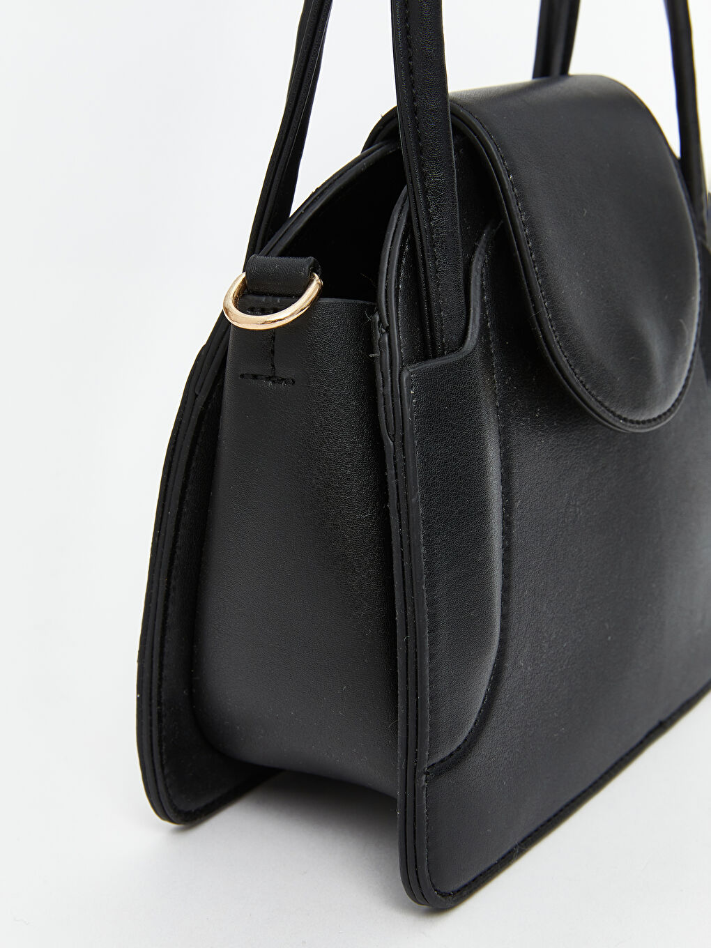 Siyah Çıkarılabilir Askılı Kadın Omuz Çantası-2