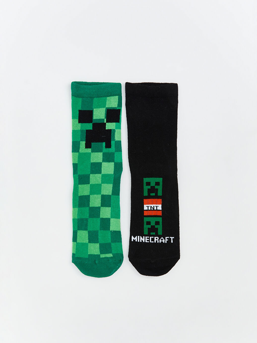 Karışık Minecraft Desenli Erkek Çocuk Soket Çorap 5'li-2