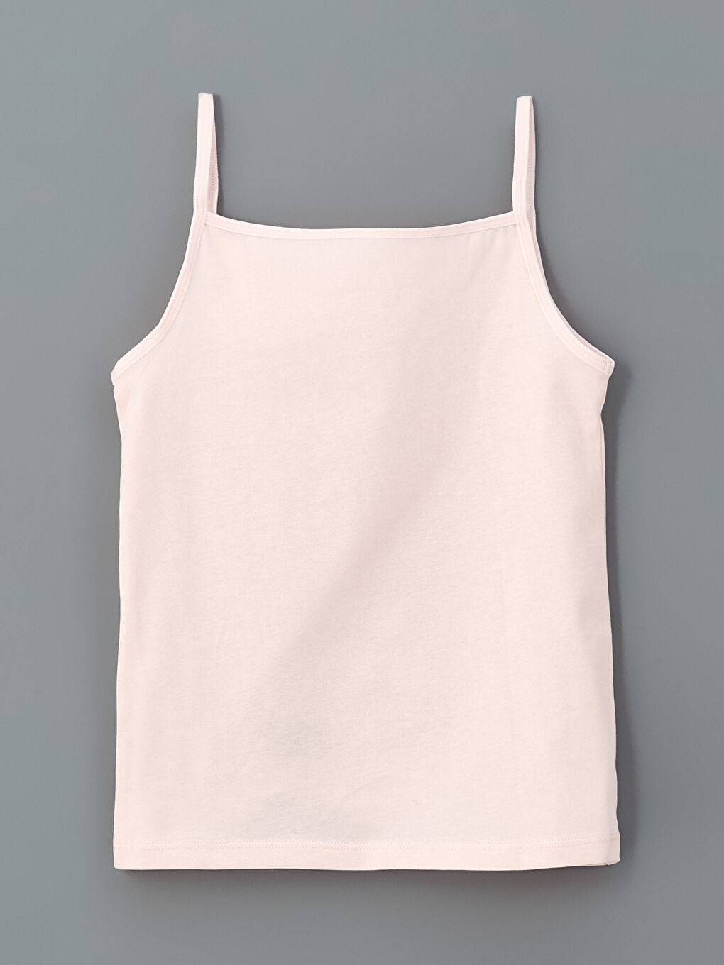 Pembe Kare Yaka Kız Çocuk Atlet