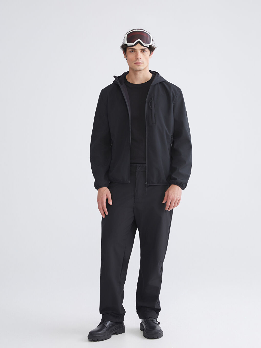 Standard Fit Hooded Men's Coat-2