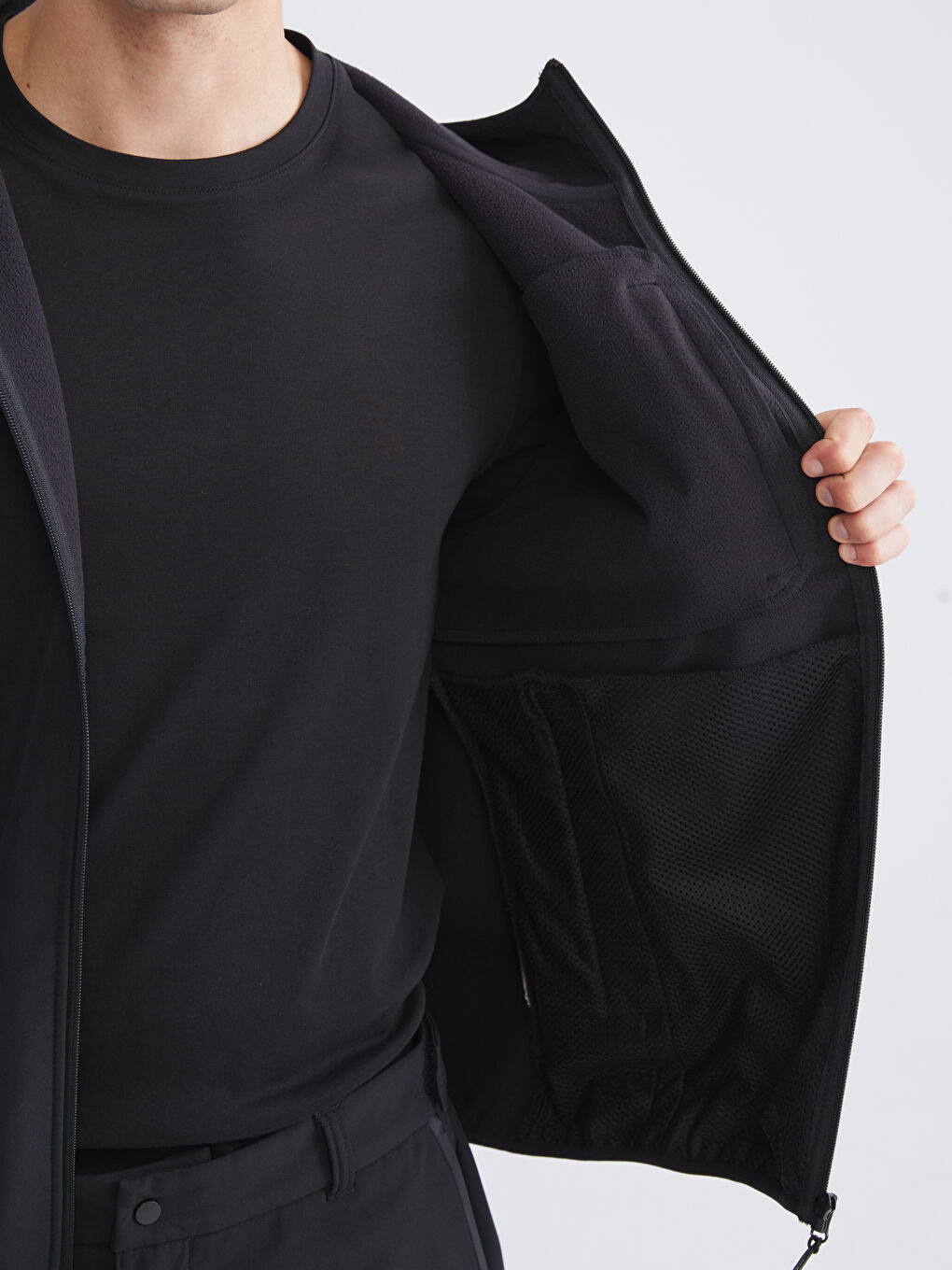 Standard Fit Hooded Men's Coat-4