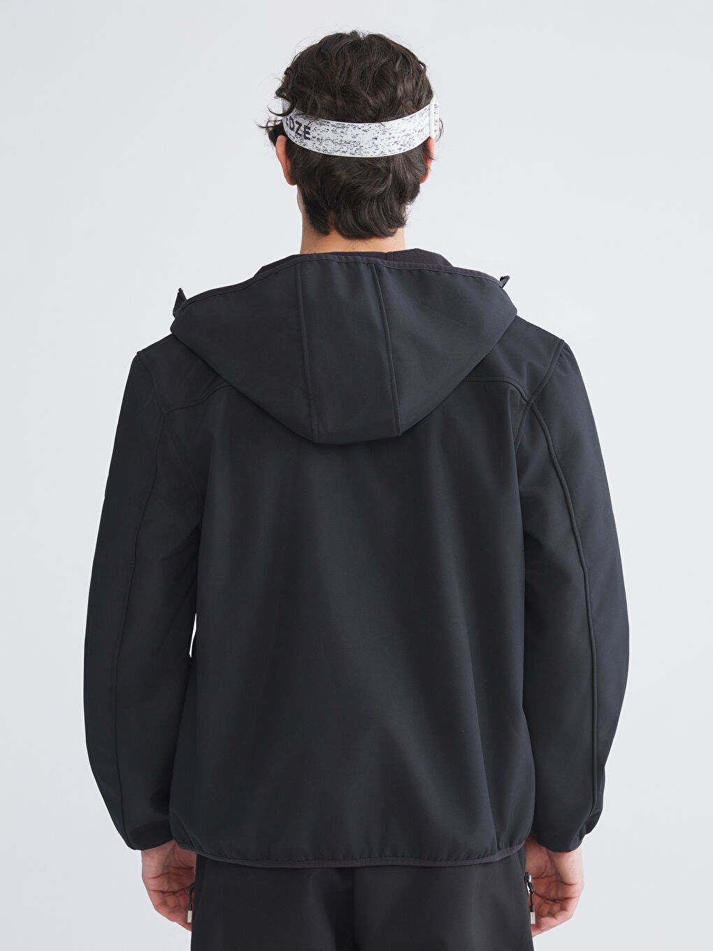 Standard Fit Hooded Men's Coat-5