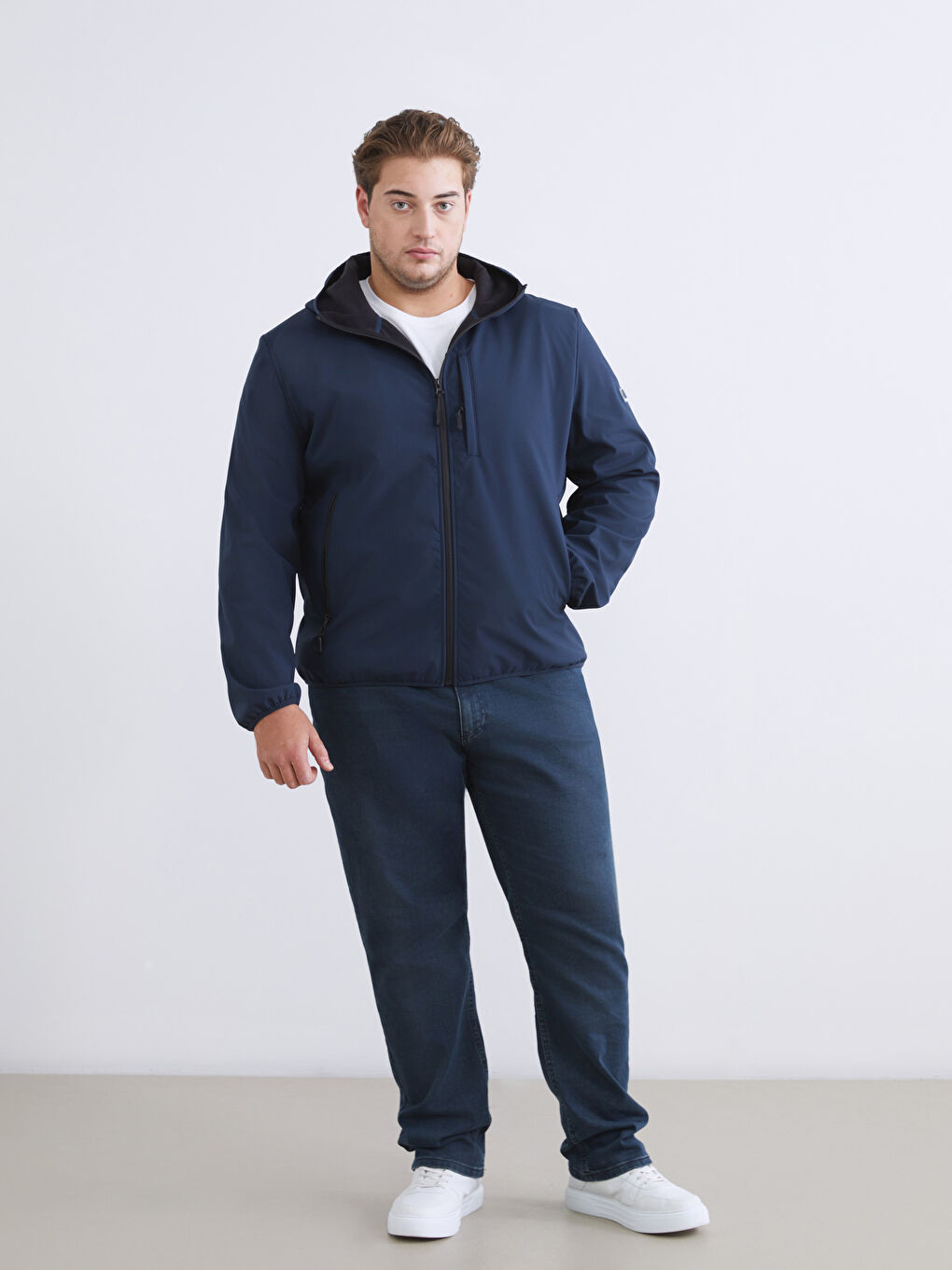 Standard Fit Hooded Men's Coat-6