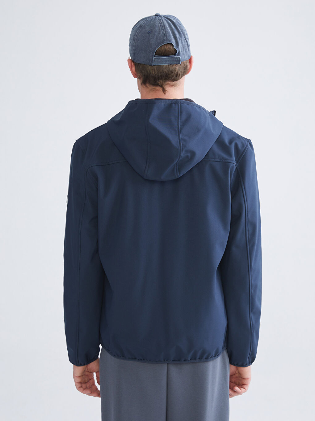 Standard Fit Hooded Men's Coat-5