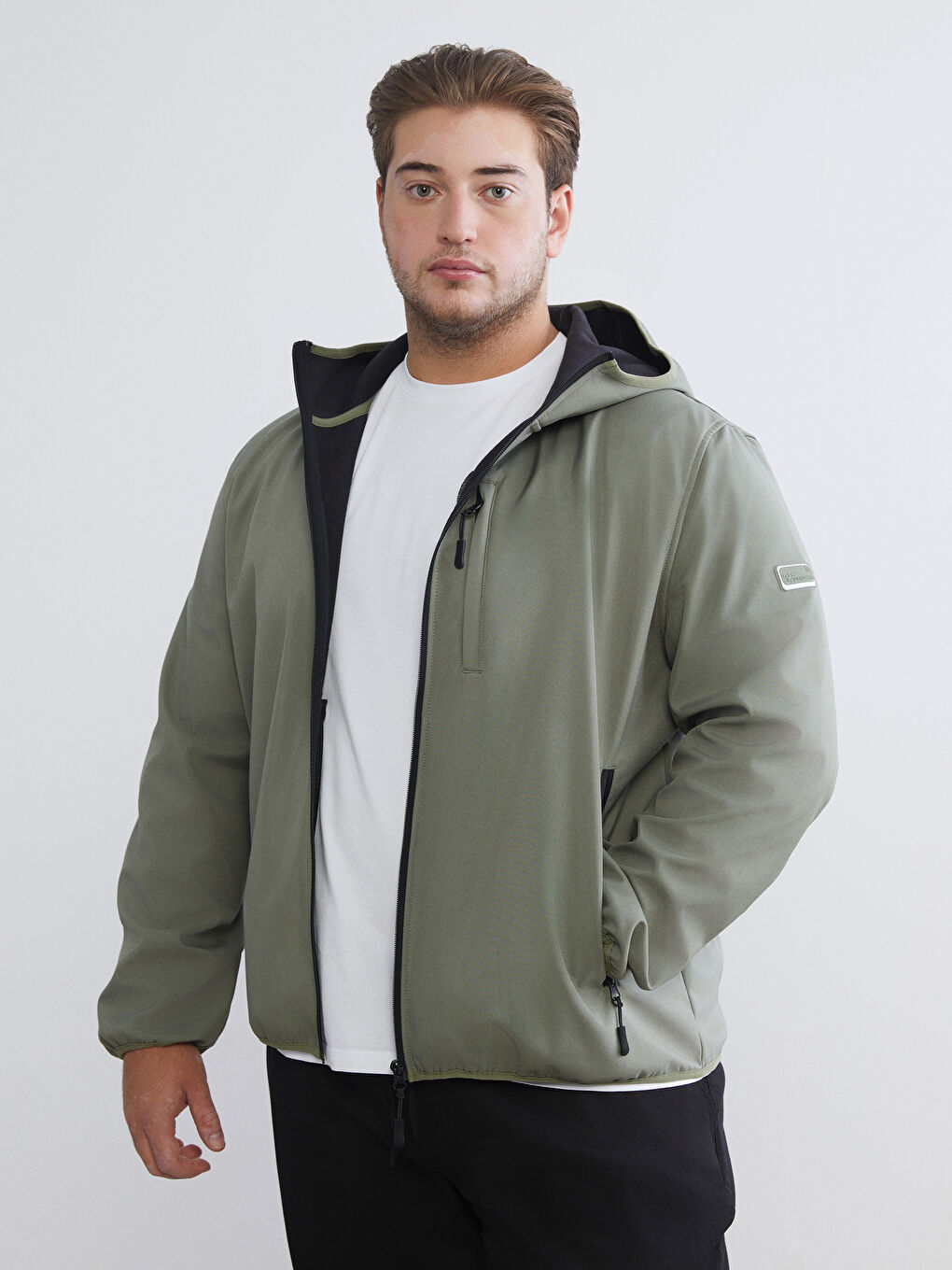 Man KHAKI Coat-1