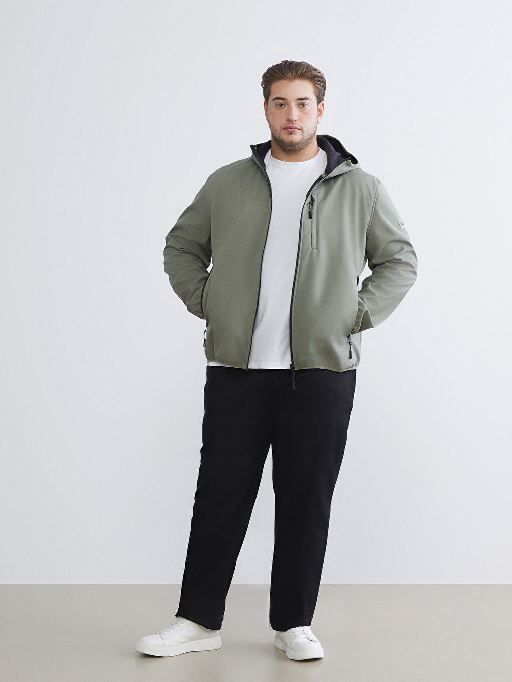 Man KHAKI Coat-6