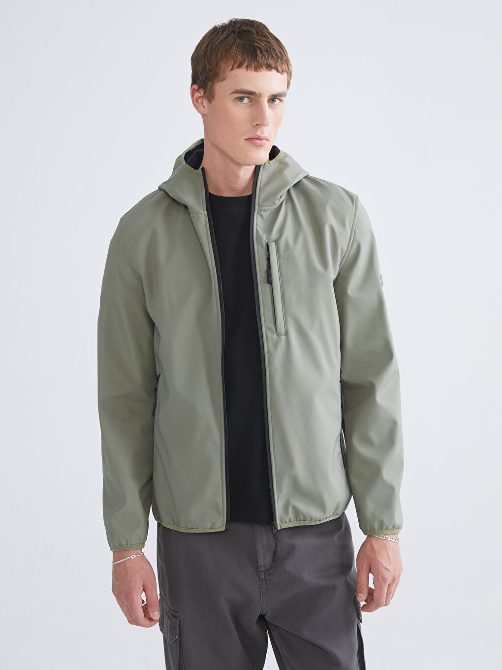 Standard Fit Hooded Men's Coat