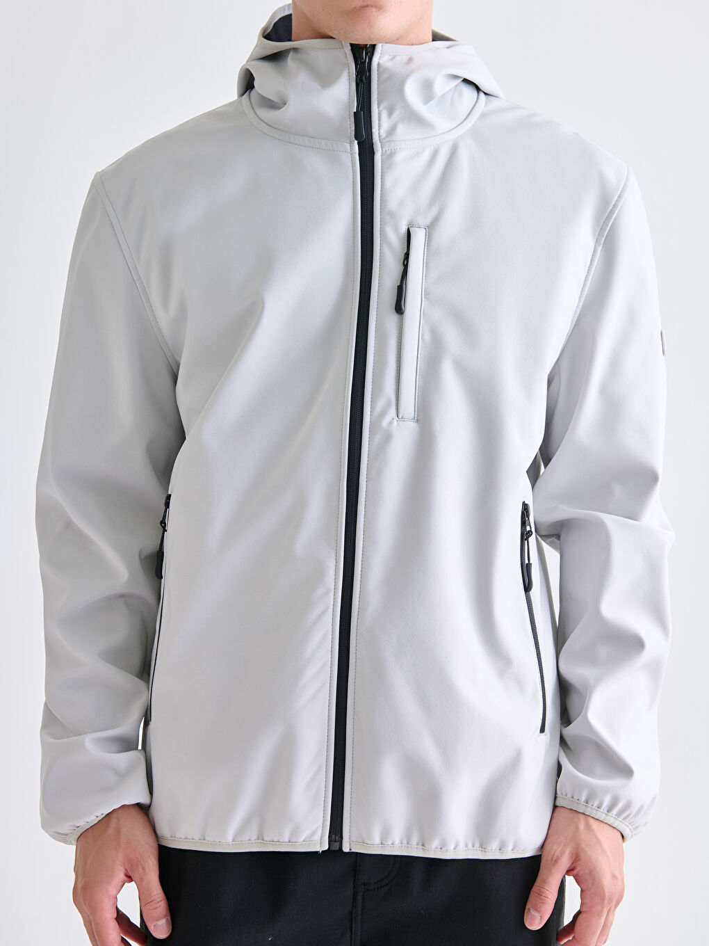 Standard Fit Hooded Men's Coat-2