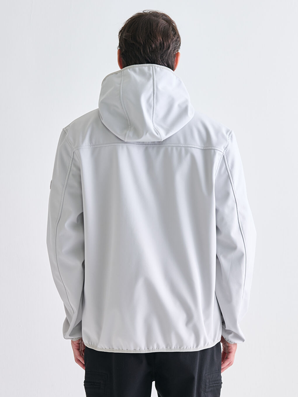 Standard Fit Hooded Men's Coat-3