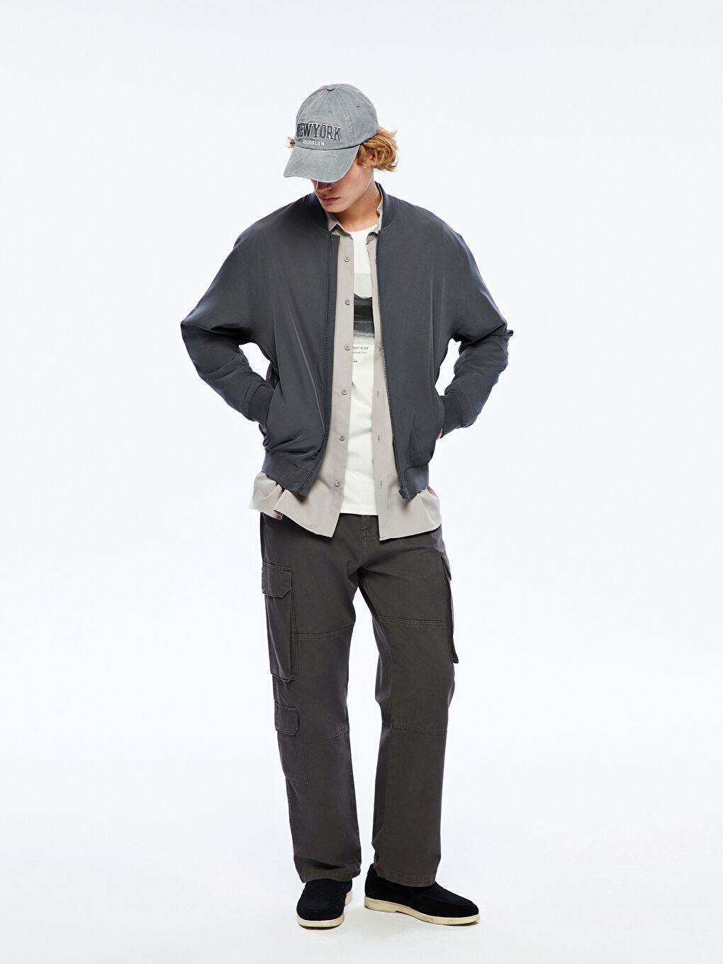 Standard Fit College Collar Men's Coat-1