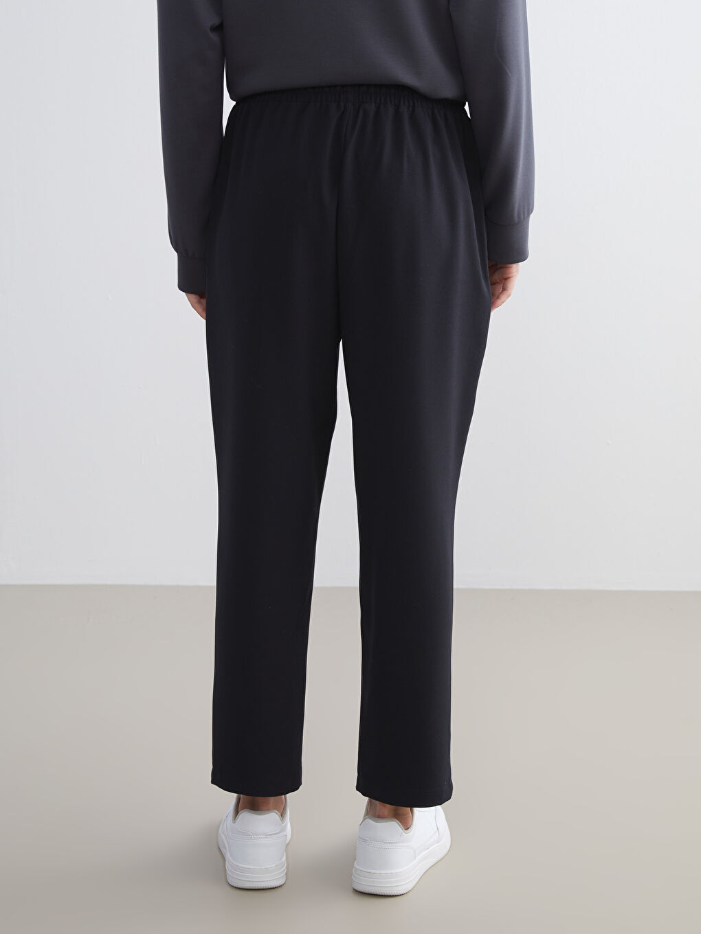 Elasticated Waist Women's Trousers-3