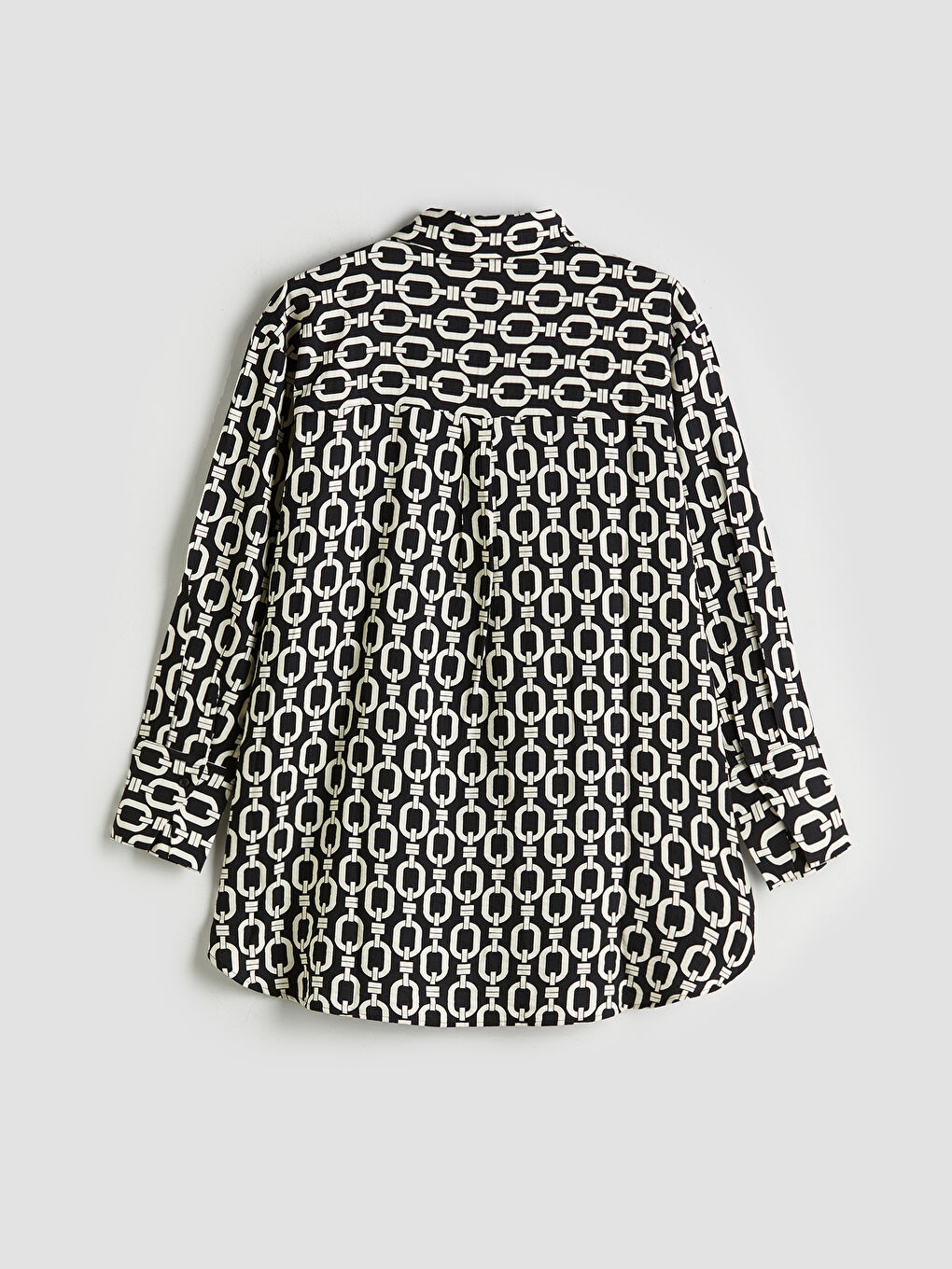 Patterned Women's Shirt Tunic-5