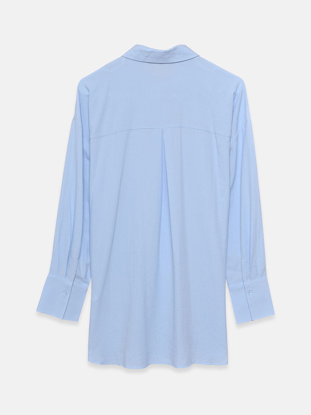 Chemise Unie à Manches Longues pour Femmes-1