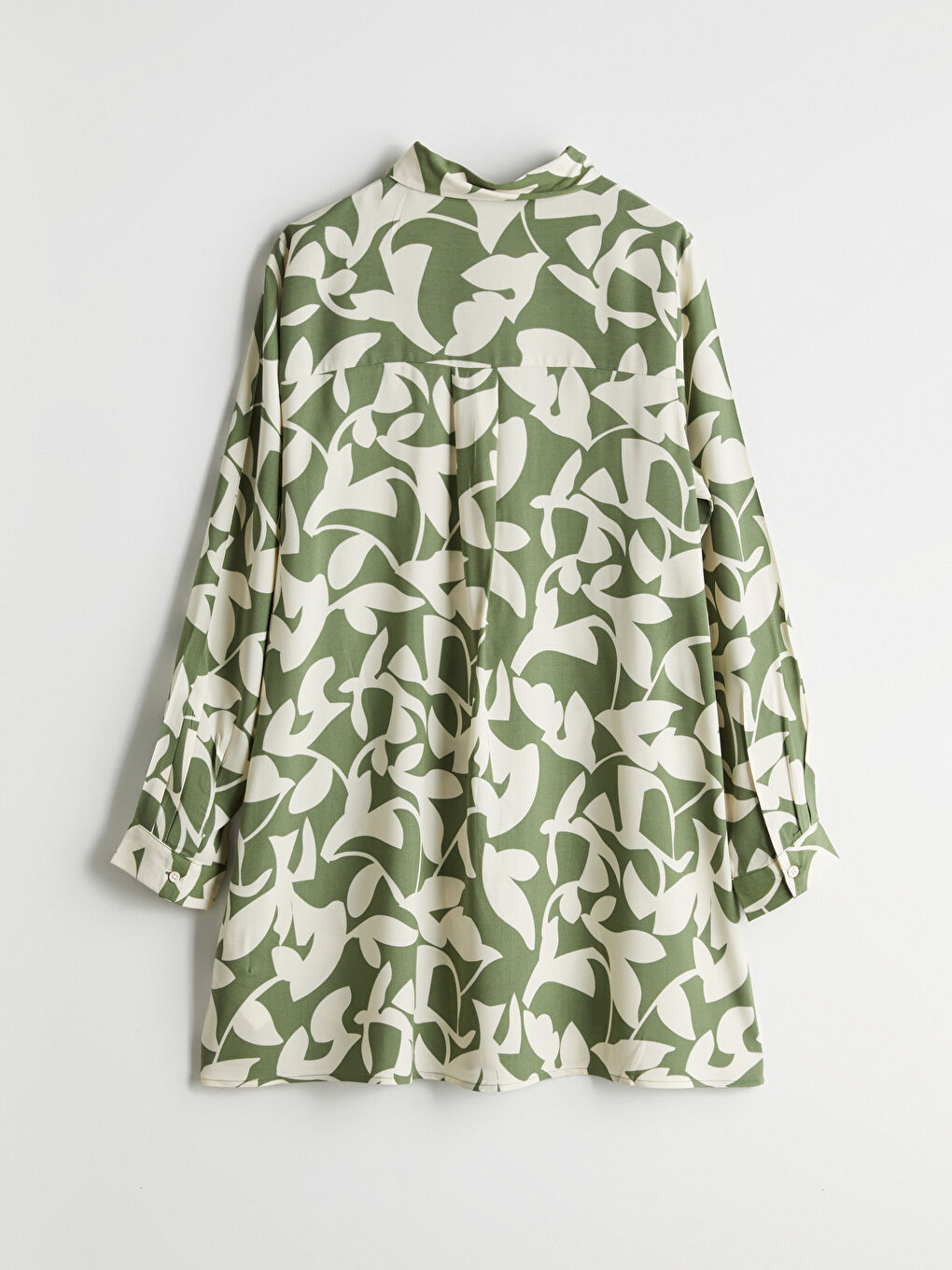 LCW Modest Patterned Women's Shirt Tunic -W50102Z8-LRR