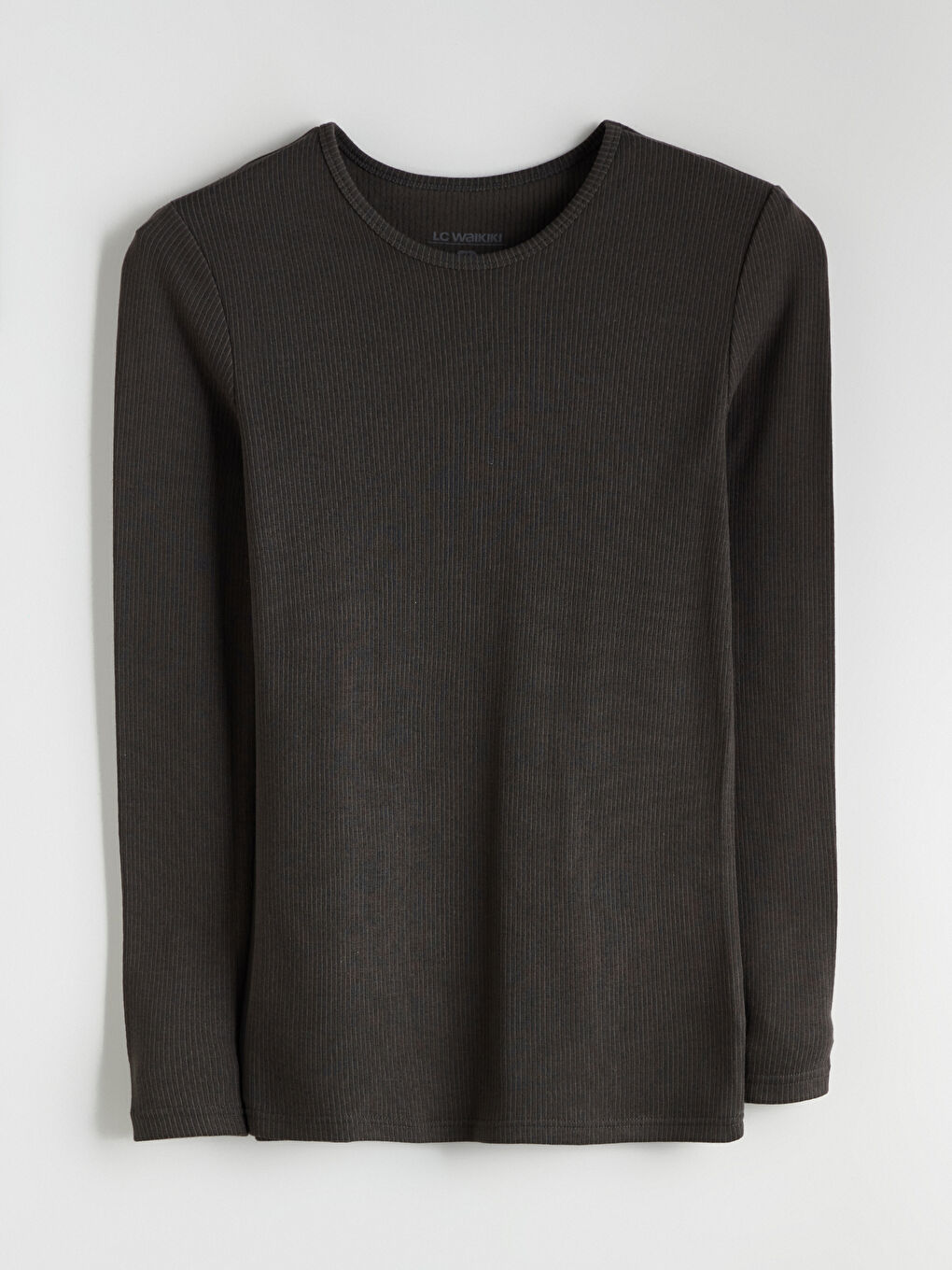 Haki Bisiklet Yaka Termal Erkek Atlet-4