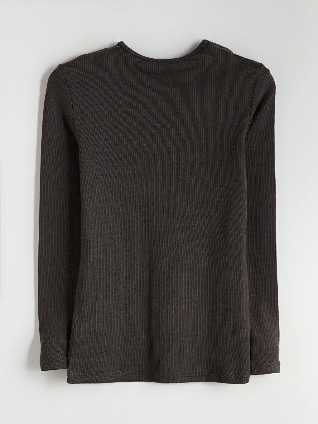 Haki Bisiklet Yaka Termal Erkek Atlet-5