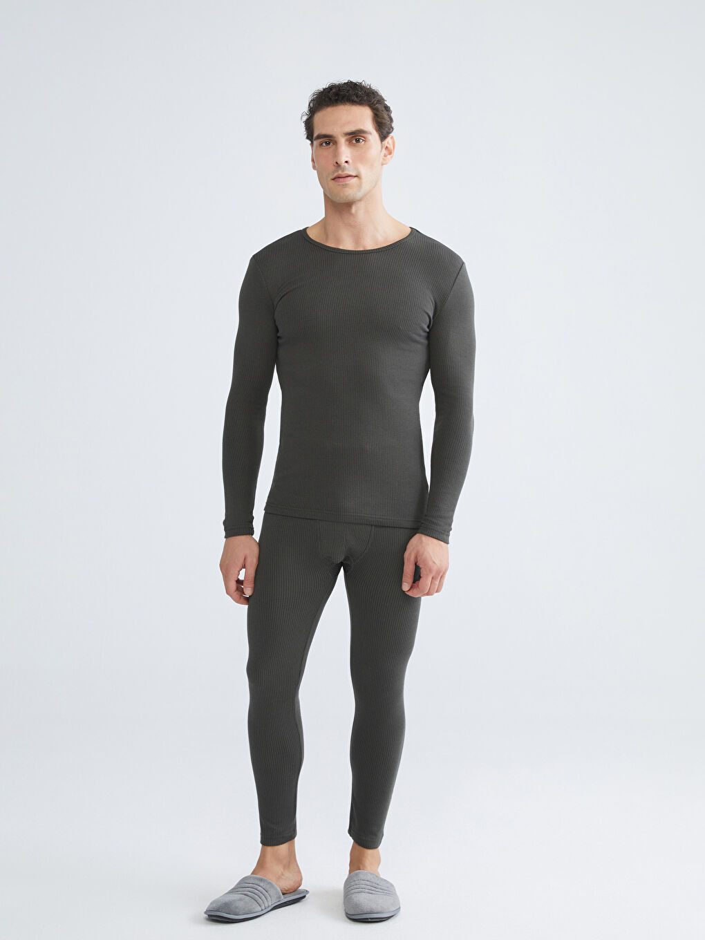 Haki Standart Kalıp Erkek Termal İçlik