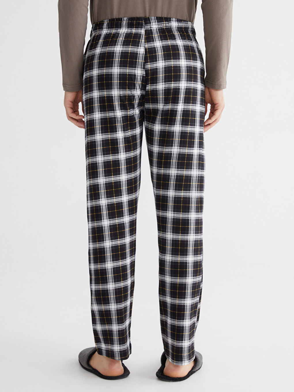 Regular Fit Plaid Men's Pyjama Bottoms-4