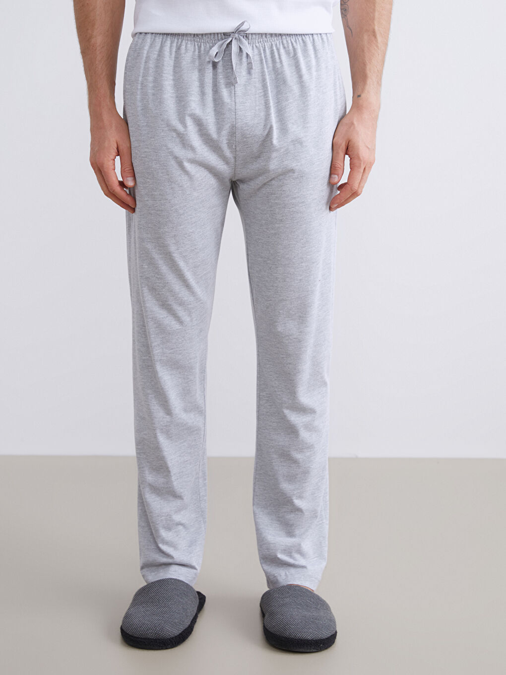 Man GREY Pyjama Bottoms-1