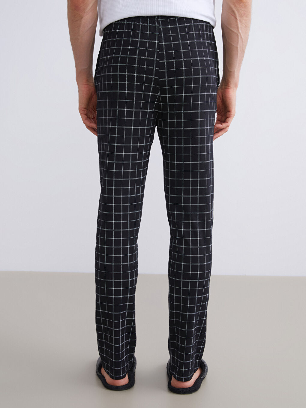 Regular Fit Plaid Men's Pyjama Bottoms-3