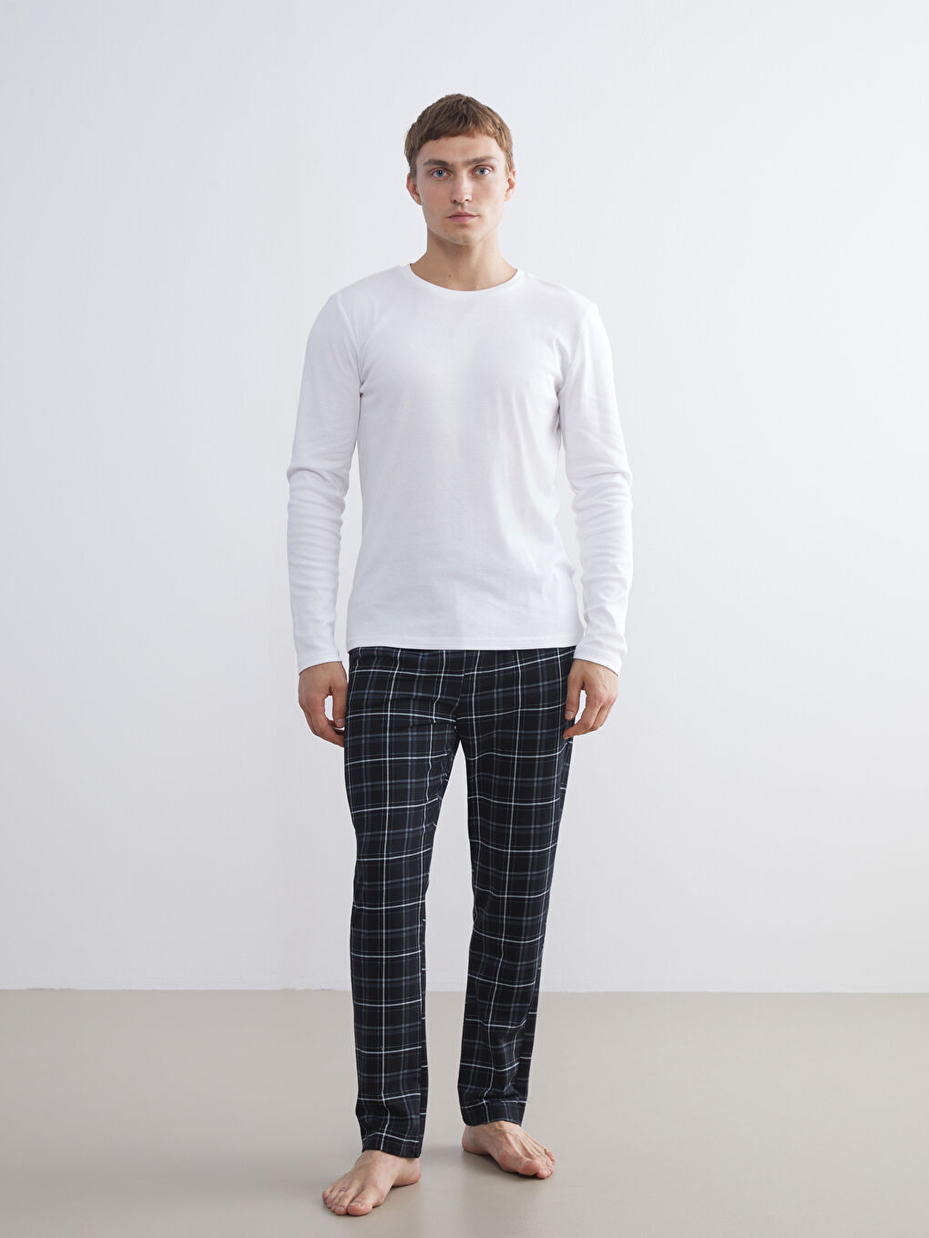 LC WAIKIKI Regular Fit Plaid Men's Pyjama Bottoms -W50113Z8-LQJ