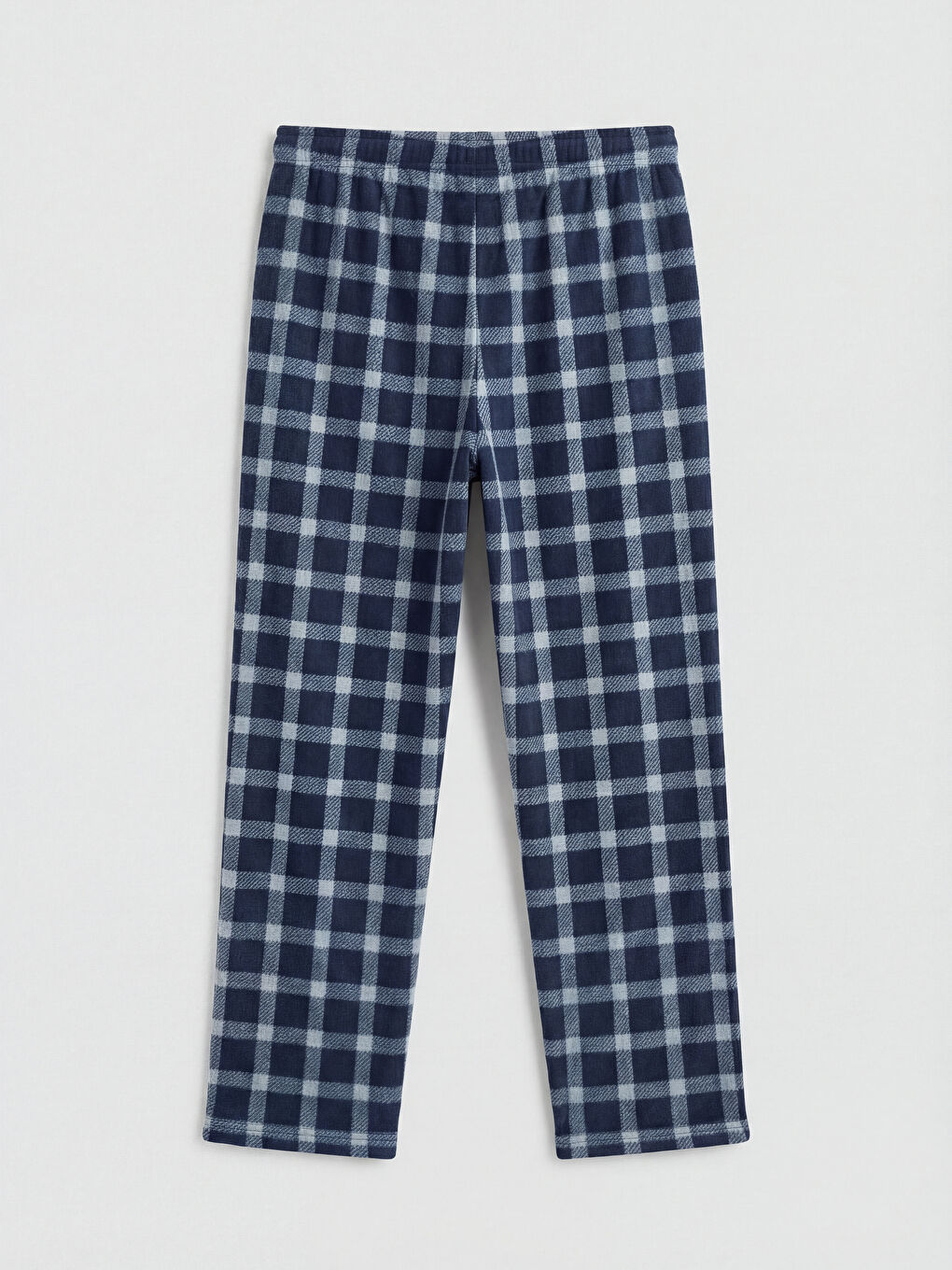 Классический крой клетчатые мужские пижамные брюки-1