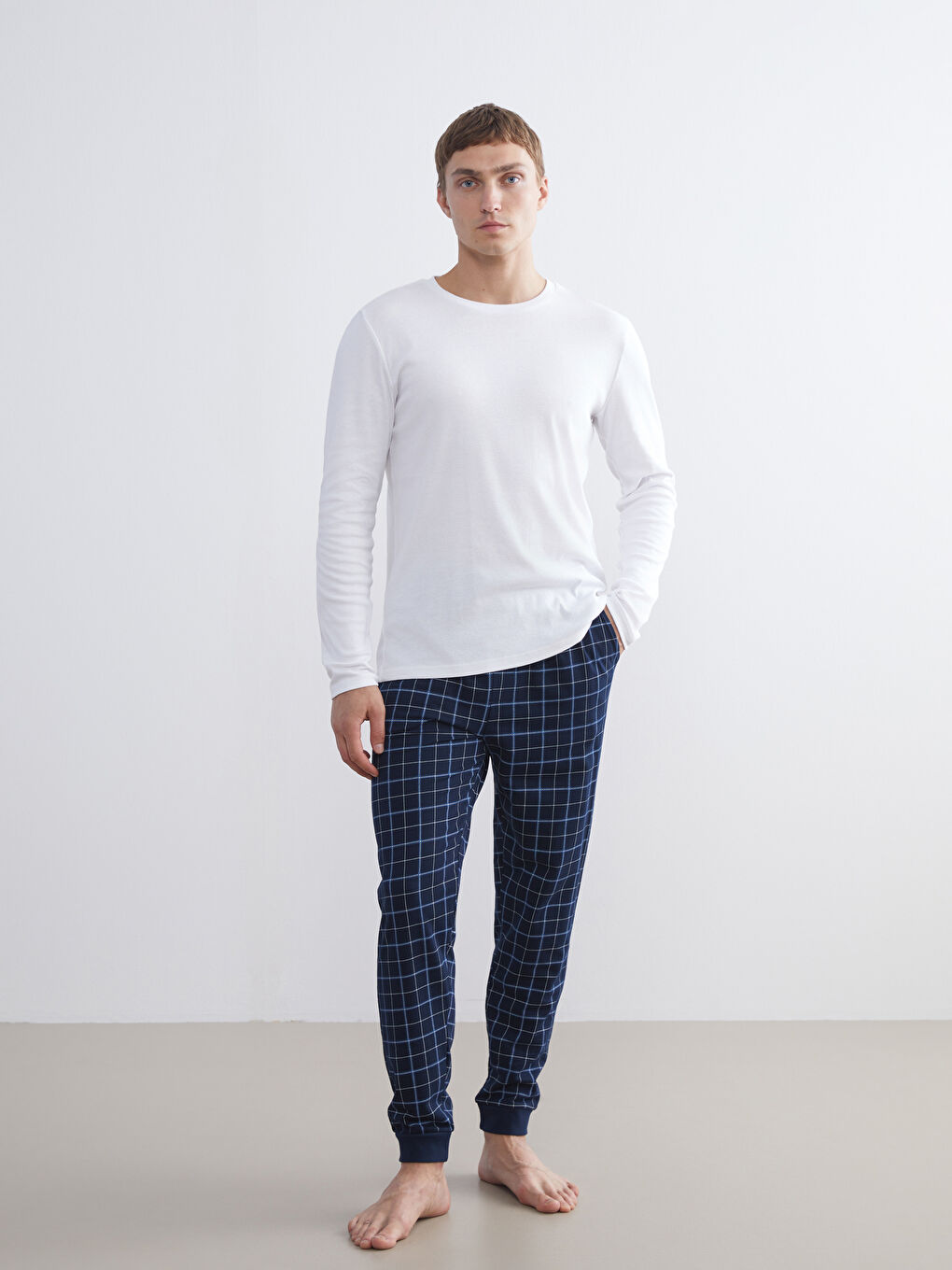 LC WAIKIKI Regular Fit Plaid Men's Pyjama Bottoms -W50116Z8-LSJ