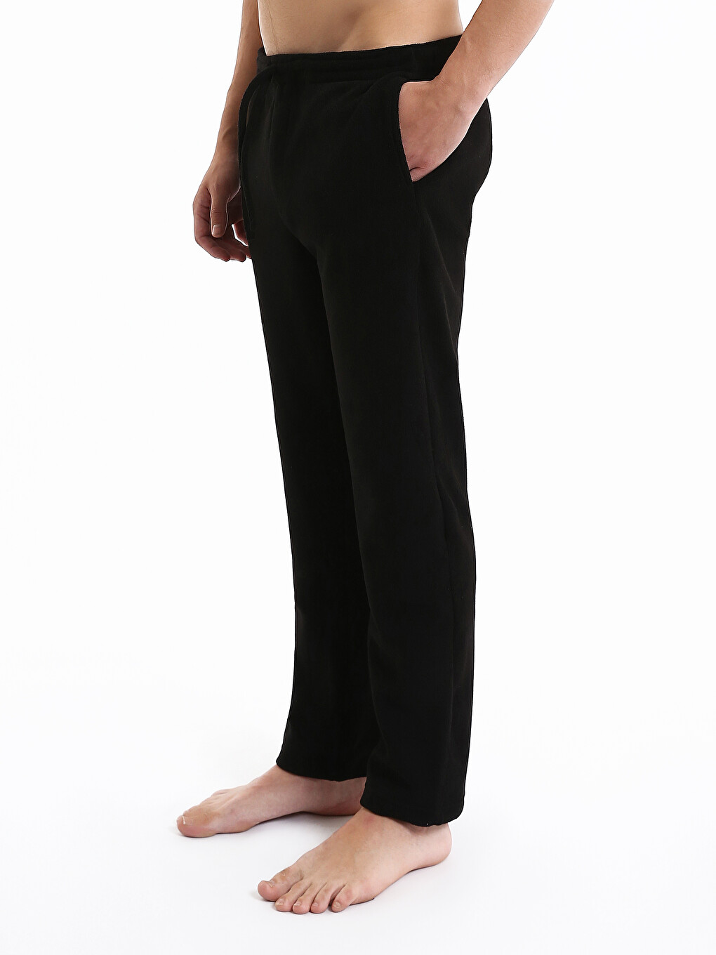 Pizhama Të Poshtme Polar Për Burra, Përshtatje Standard-3