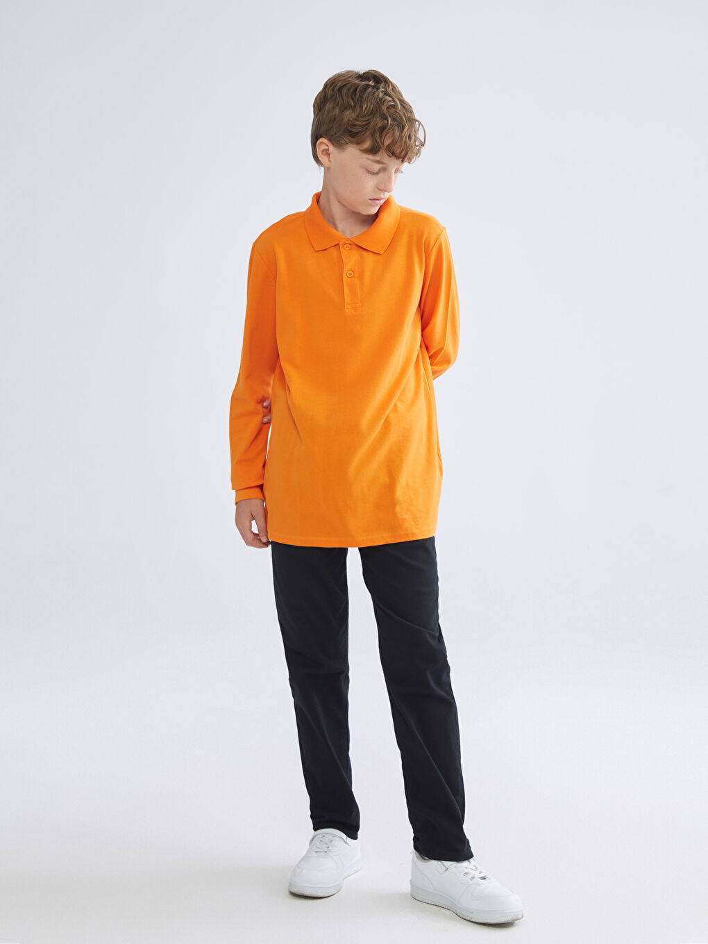 Polo Neck Boys' T-Shirt-1