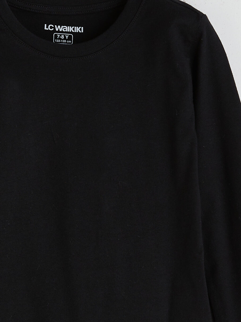 Crew Neck Long Sleeve Boy Undershirt-3