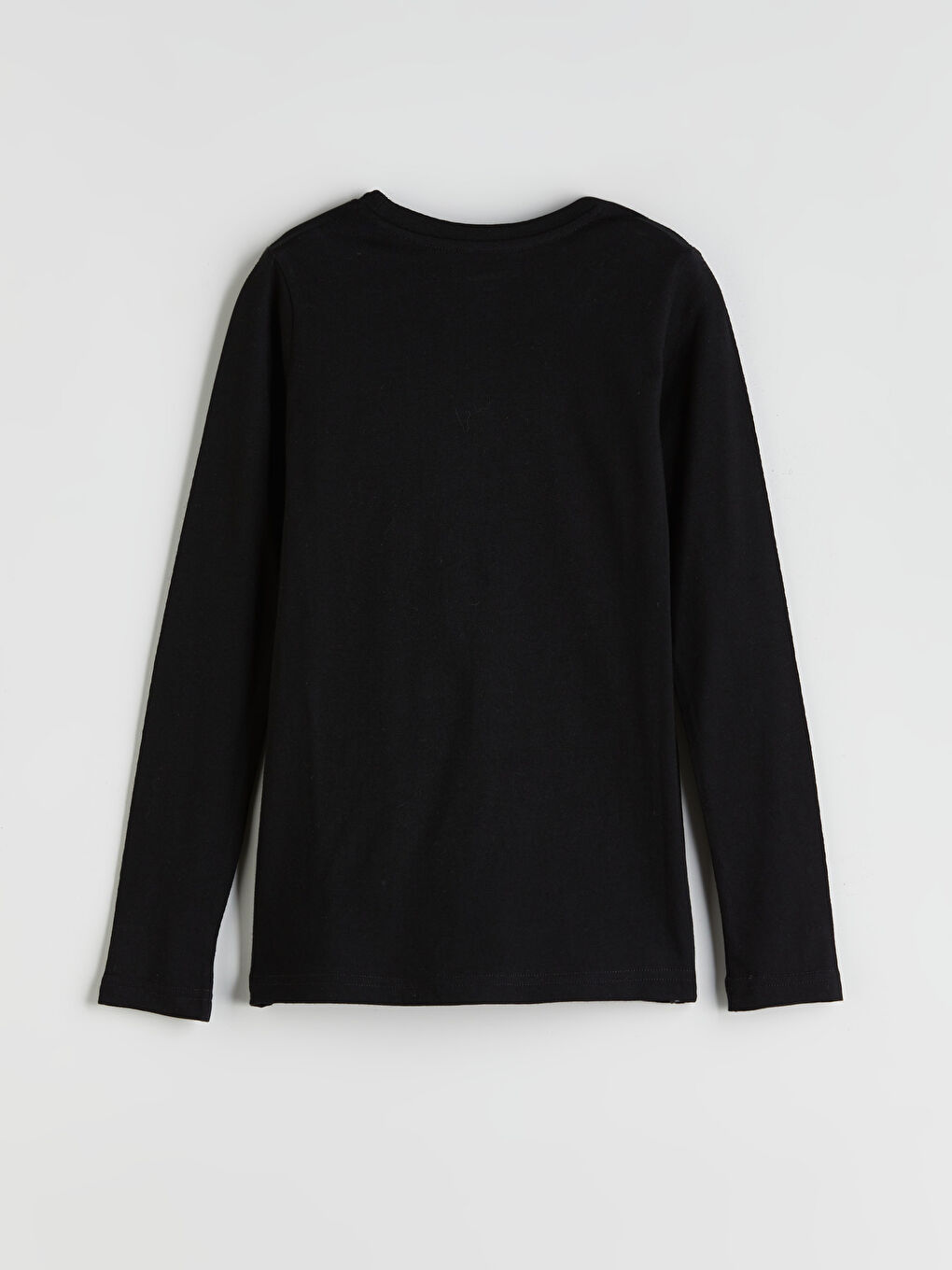Crew Neck Long Sleeve Boy Undershirt-1